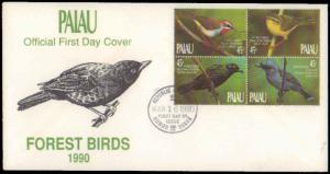 Palau, Worldwide First Day Cover, Birds