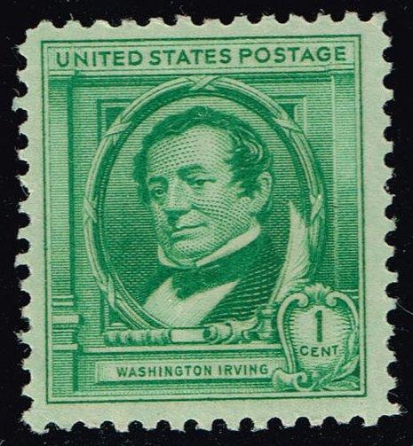 US #859 Washington Irving; MNH (0.25)