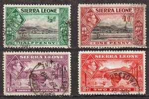 Sierra Leone - King George V - VG Condition # 173 - 176 - Used - Set of 4