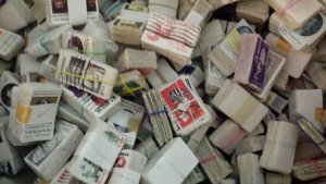 ~~VINTAGE TREASURES~~  LOT F - 60+ USED STAMPS OFF-PAPER Different Size Issues