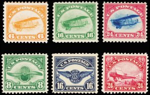 U.S. AIRMAIL C1-6  Mint (ID # 107488)