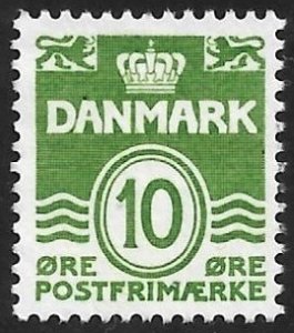 Denmark Scott # 318 Used. All Additional Items Ship Free.