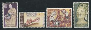 Laos C27-30 1957 Monks set MNH