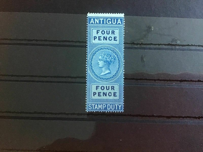 Antigua 1870 BF4 MNH 4 Pence Stamp Duty Stamp R39484