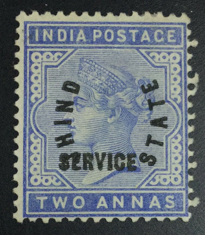 MOMEN: INDIA JHIND SG #O3 1885 MINT OG H £55 LOT #64778