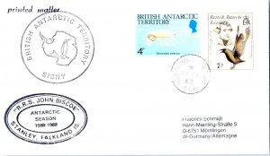 Falkland Islands British Antarctic Territory 4p Pareuchaeta antarctica Lichen...