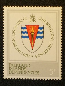 Falkland Islands Dependencies Scott #1L72 MNH