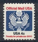 US Stamp #O128 MNH - Official Single
