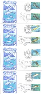 #2508-11 Sea Creatures Joint Gamm FDC Set