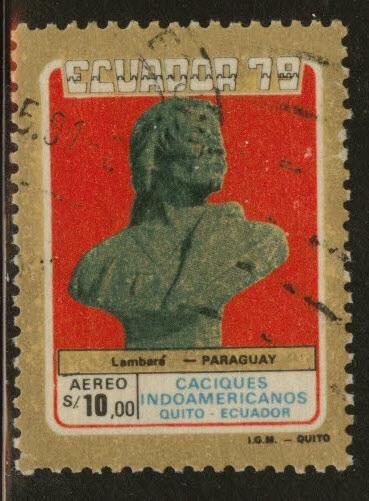 Ecuador Scott C666 used 1980 chief airmail stamp