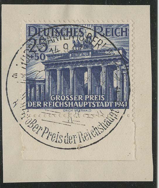 Germany Reich Scott # B193, used, opp, special cancellation
