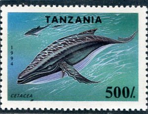 Tanzania 1994 WORLD PROTECTED FAUNA SHARK 1 value Perforated Mint (NH)