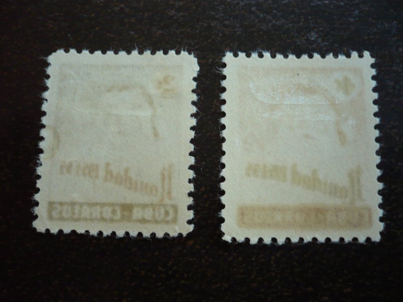Stamps - Cuba - Scott#532-533 - Mint Hinged Set of 2 Stamps