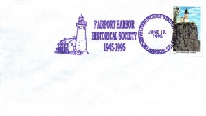 SPECIAL PICTORIAL POSTMARK CANCEL LIGHTHOUSE SERIES FAIRPORT HARBOR OHIO 1995