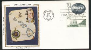 17333a Honolulu  FDC  on Colorano Silks Cache U/A