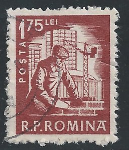 Romania #1365 1.75l Bricklayer
