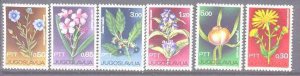 Yugoslavia 854-59 MNH Flowers SCV1.50