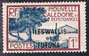 New Caledonia 136 MH Overprint (BP449)