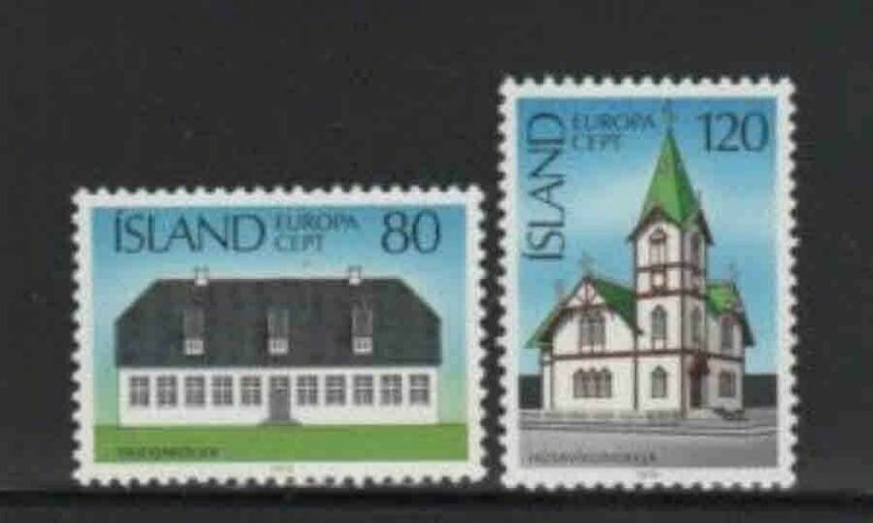 ICELAND #506-507 1978 EUROPA MINT VF NH O.G