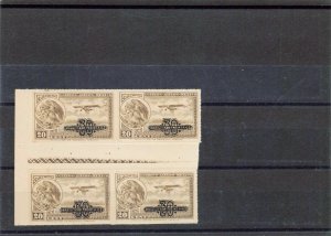 MEXICO  C49   MNH  gutter block