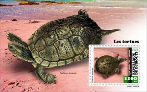 DJIBUTI - 2023 - Turtles - Perf Souv Sheet - Mint Never Hinged
