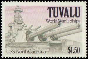 1991 Tuvalu #578-581, Complete Set(4), Never Hinged