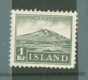 Iceland #194 Unused Single