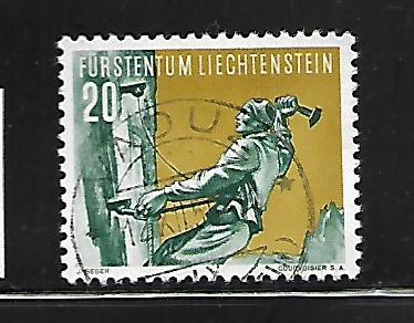 LIECHTENSTEIN, 290, USED,  SPORTS TYPE OF 1954