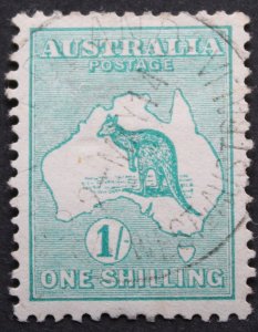 Australia 1913 One Shilling Kangaroo with a PORT HEDLAND postmark