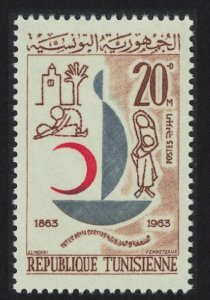 Tunisia Red Cross Centenary 1963 MH SC#438 SG#588