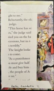 2024 Horses FDC Hand Crafted Folded Cachet   Horse Storybook Fiction Fantasy
