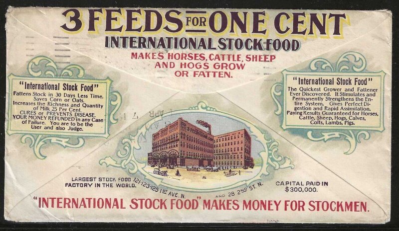 United States, 1902, International Food Co. Full Color 2 Sided Advertising Cover 