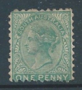 South Australia #57 Mint No Gum 1p Queen Victoria - Wmk. 72 - Perf 10