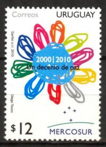 Uruguay 2010 Children's Design Mercosur Decade of Peace Culture MNH