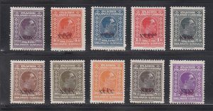 Yugoslavia Scott #53-62 MH