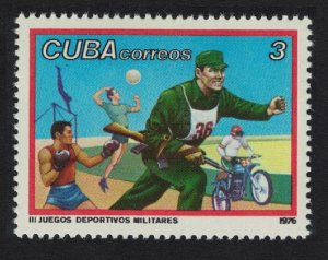 Caribic Boxing Volleyball Military Games 1976 MNH SG#2332