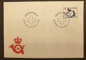 Denmark FDC Red Cross 1983