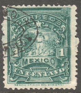 MEXICO 279 1¢ MULITA UNWATERMARKED USED  F-VF. (169)