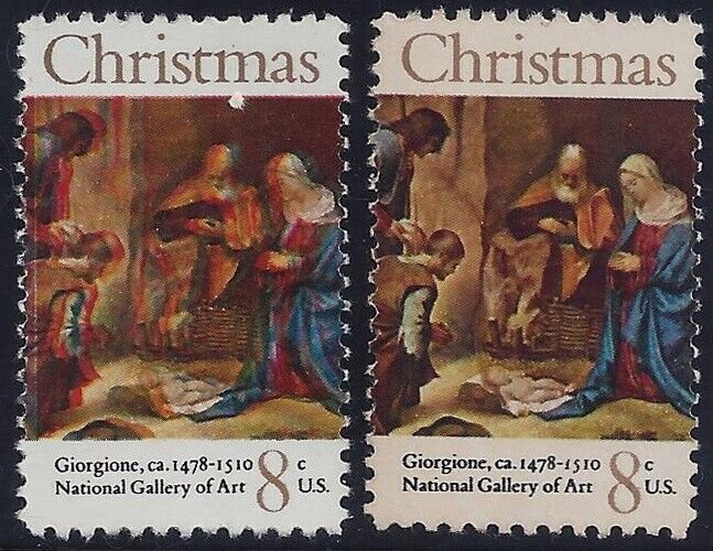 1444 - 8c Multiple Color Shift Error / EFO National Gallery of Art Mint NH