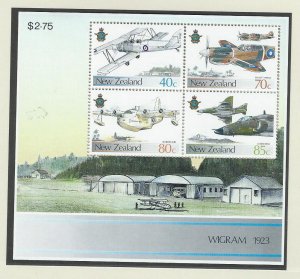 New Zealand souvenir Sheet mvlh  SC 875a