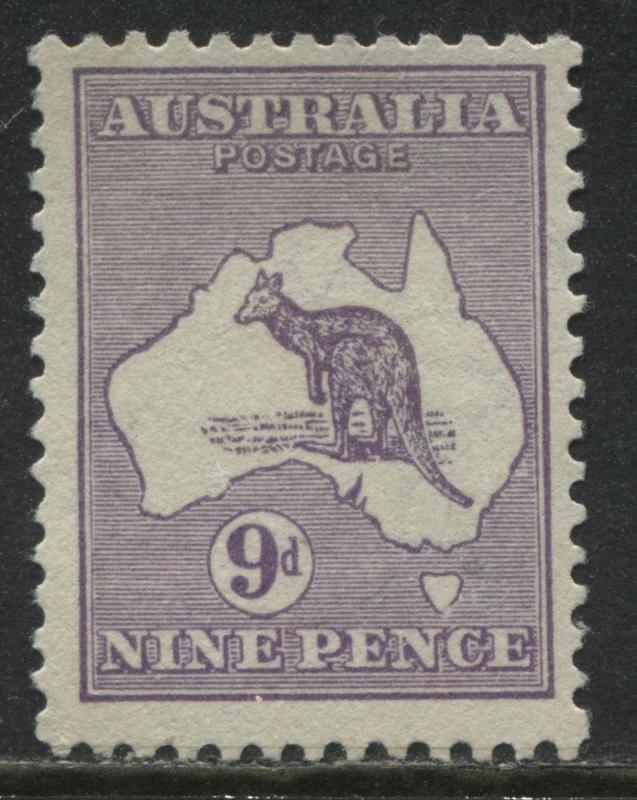 Australia 1915 9d violet Roo unused no gum
