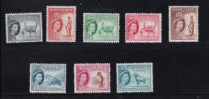 SOMALILAND PROTECTORATE # 128-135 VF-MVLH QE11 ISSUES