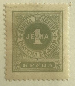 AlexStamps MONTENEGRO #J9 XF Mint 