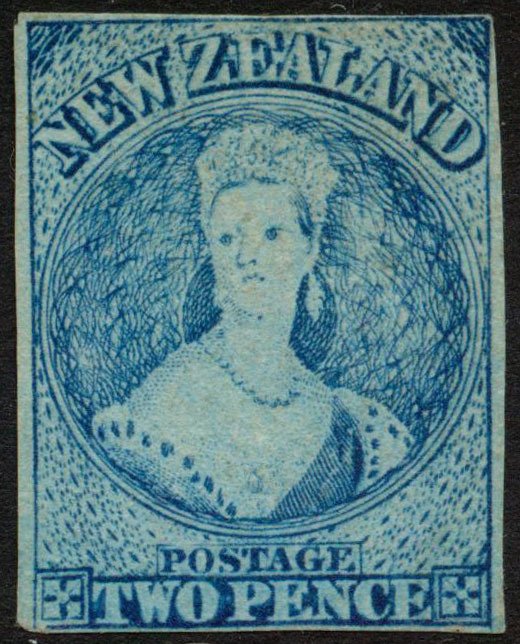 New Zealand QV Chalon Full Face Queen 2d very advanced wear, Davies print