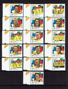 Australia: 2021,  Australian Gold Medal Winners, Olympics, Tokyo,  MNH