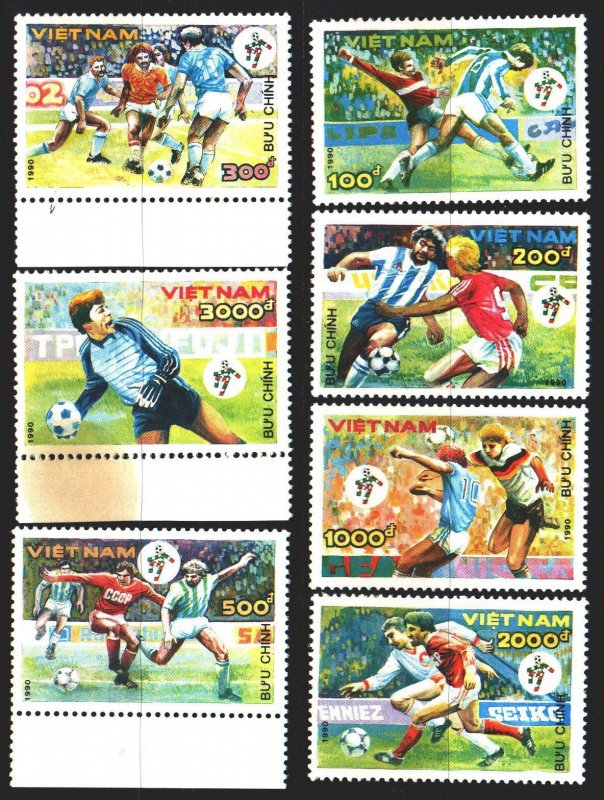 Vietnam. 1990. 2152-58. Italy, FIFA World Cup. MNH.