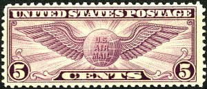 U.S. #C16 MINT OG LH Thin