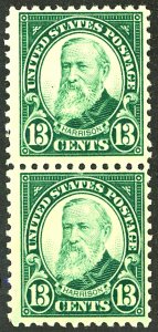 U.S. #622 MINT PAIR OG NH