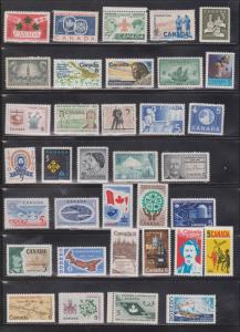 CANADA Collection Of 5 Cent Issues Most MNH A Few Hinged