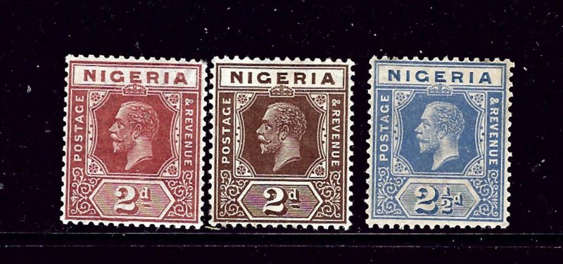 Nigeria 22-24 MLH 1927 Issues